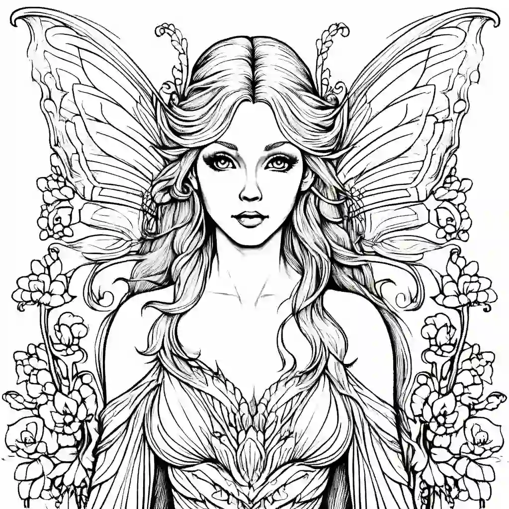 Day Fairy coloring pages
